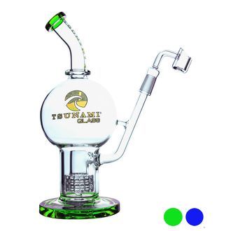 Dab Rig Shower Head Globe 11" (Tsunami Glass)