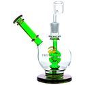 Dab Rig Shower Head Side Neck Dome 8" (Tsunami Glass)