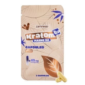 Capsule di kratom - 45 mg di estratto (Zamnesia)