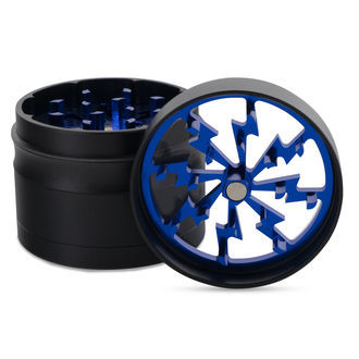 Grinder a Torcia Blu in Alluminio - 42mm - Amsterdam Shop