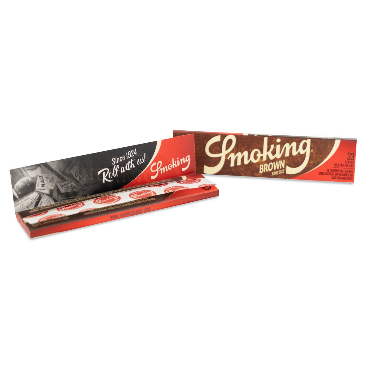 SMOKING BROWN CARTINE LUNGHE SENZA CLORO KING SIZE - 50 PACCHETTI :: intbus  - articoli per fumatori a prezzi da ingrosso