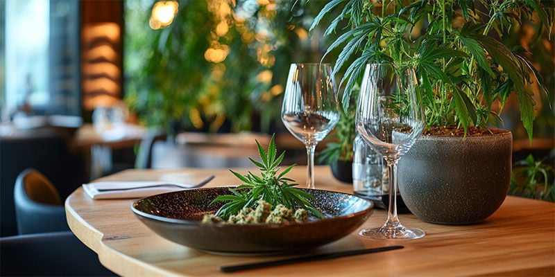 Cos'è un ristorante di cannabis?